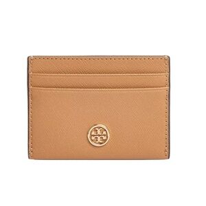 EUC Tory Burch Robinson Leather Card Case - Cardamom